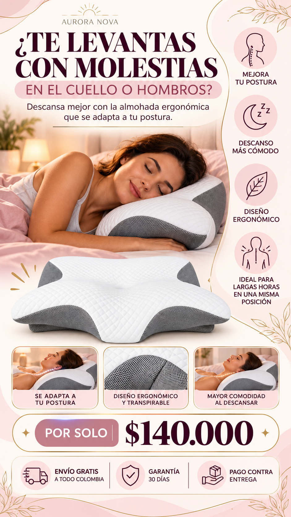 Nube Cervical™ | Espuma VISCOELASTICA
