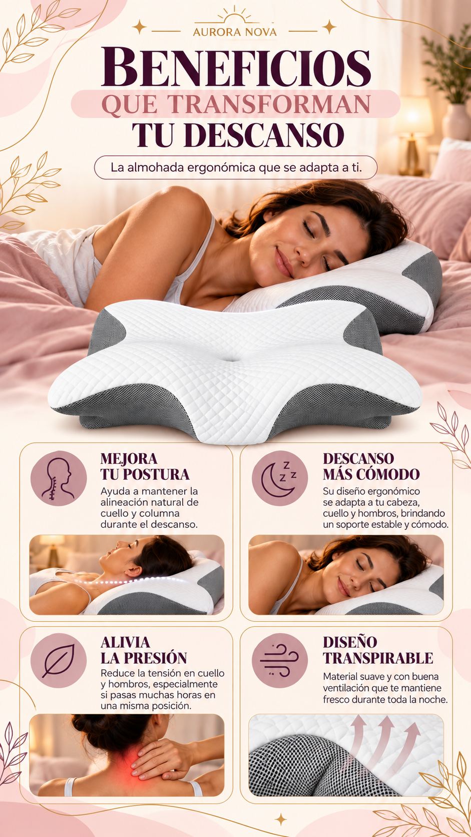 Nube Cervical™ | Espuma VISCOELASTICA