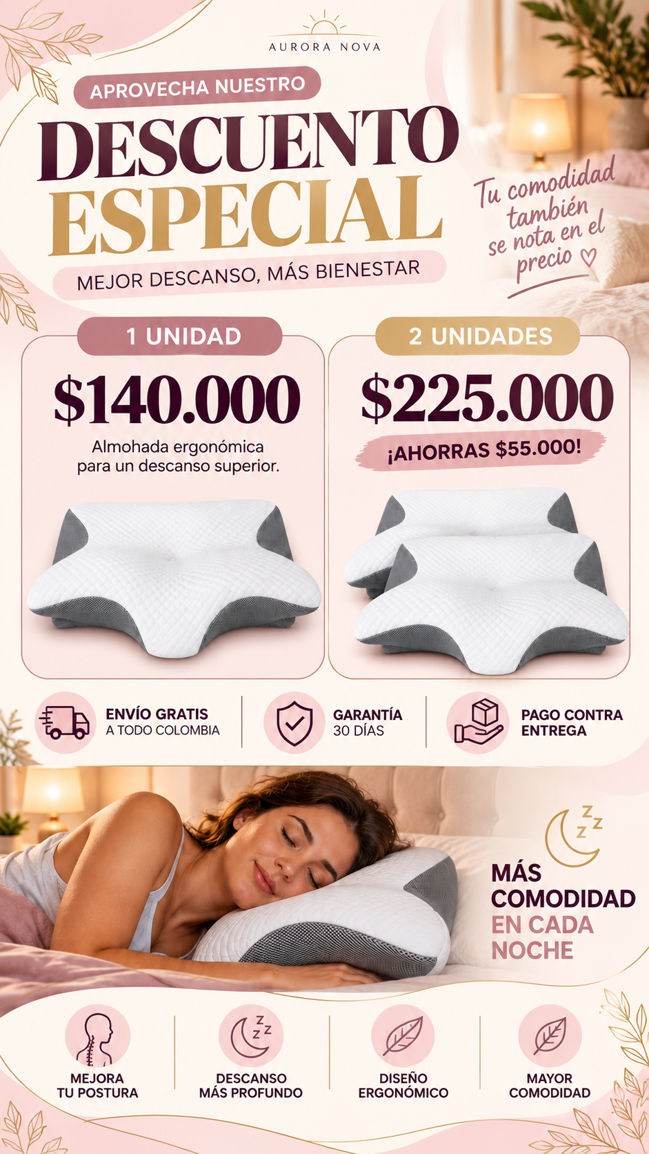 Nube Cervical™ | Espuma VISCOELASTICA