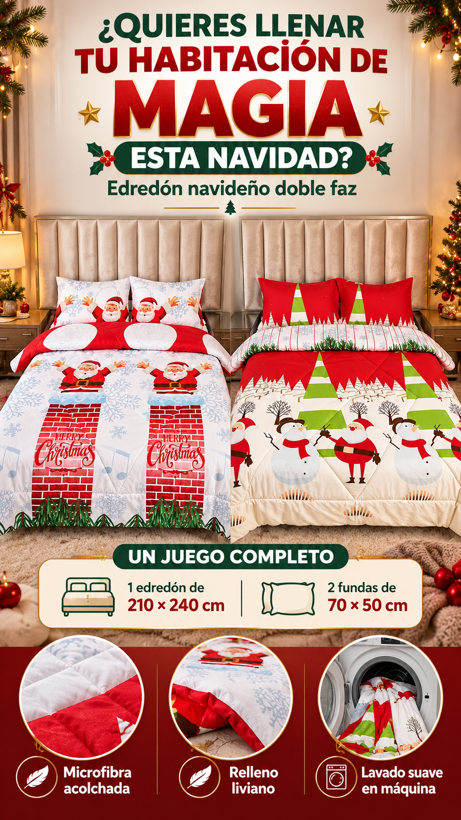 Dulce Navidad™ | Edredón Navideño