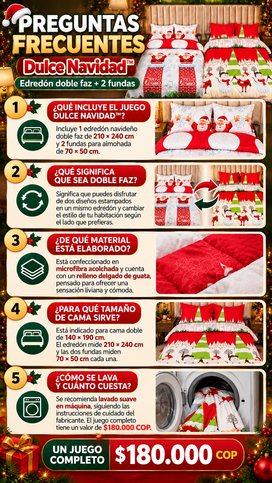 Dulce Navidad™ | Edredón Navideño